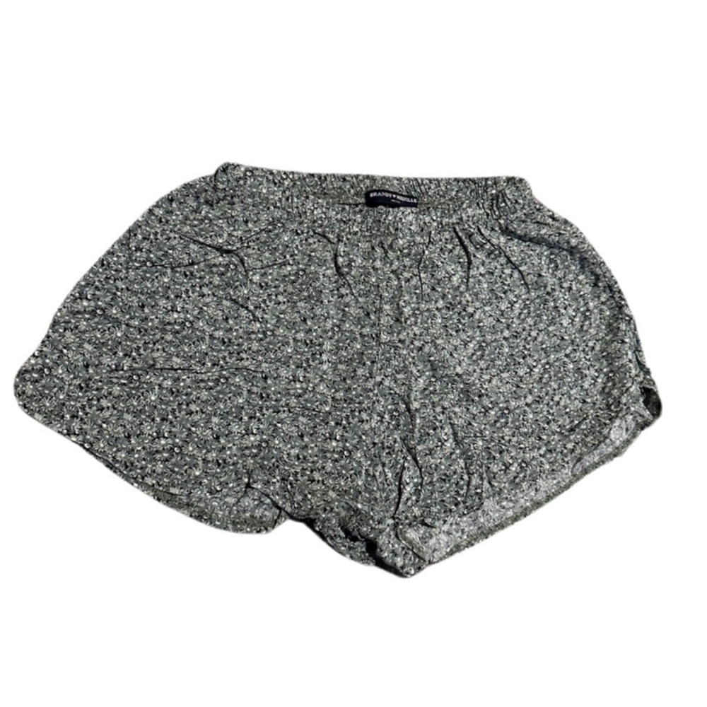 Floral Green Floral Shorts - Small